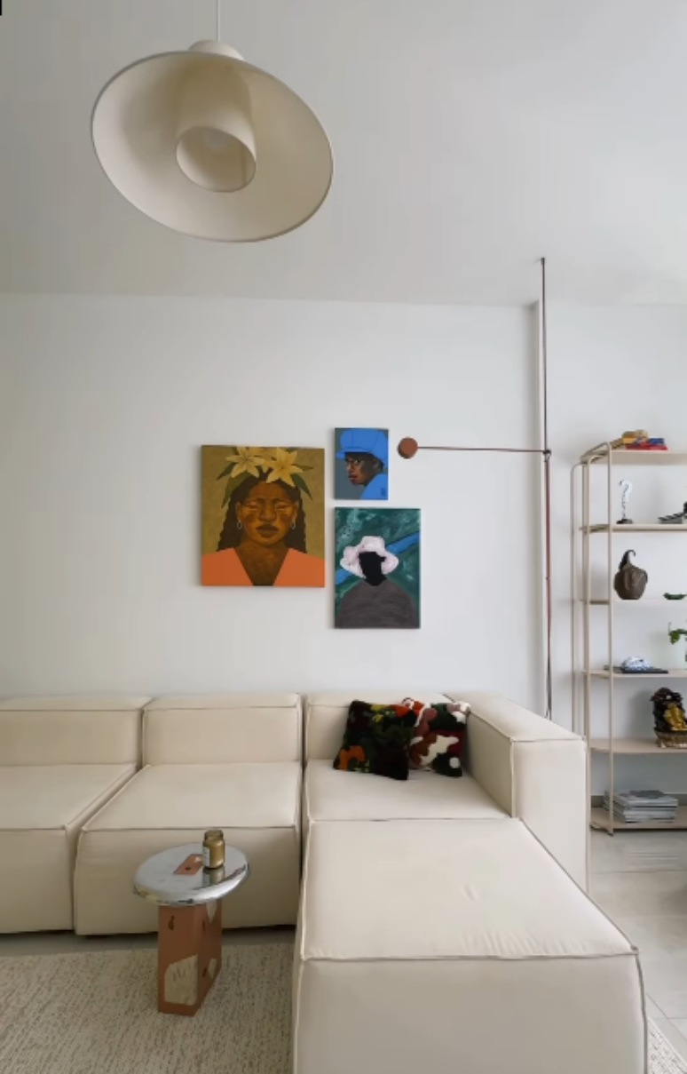 Detalhes da decoração do novo apartamento de Bella Campos