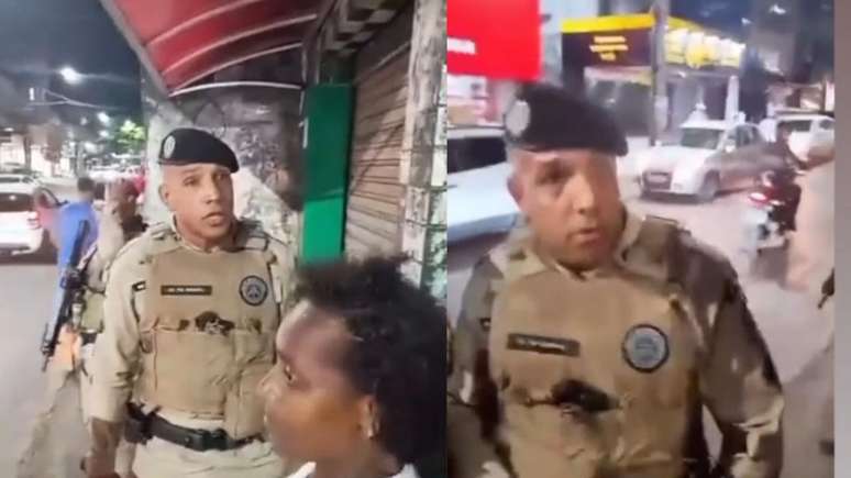 A situação aconteceu quando um agente, que não teve o nome revelado pela corporação, tentou impedir que a vítima gravasse o protesto