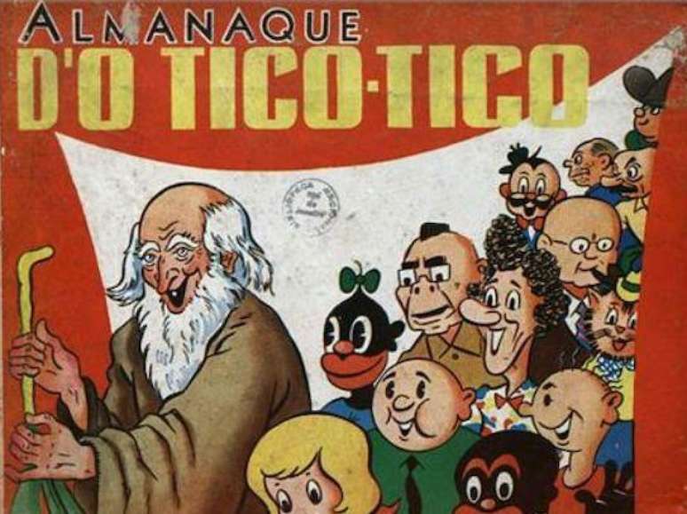 Nos fins de ano, O Tico-Tico publicava um almanaque com capa dura, lombada quadrada e mais páginas, que era o presente de Natal das crianças,