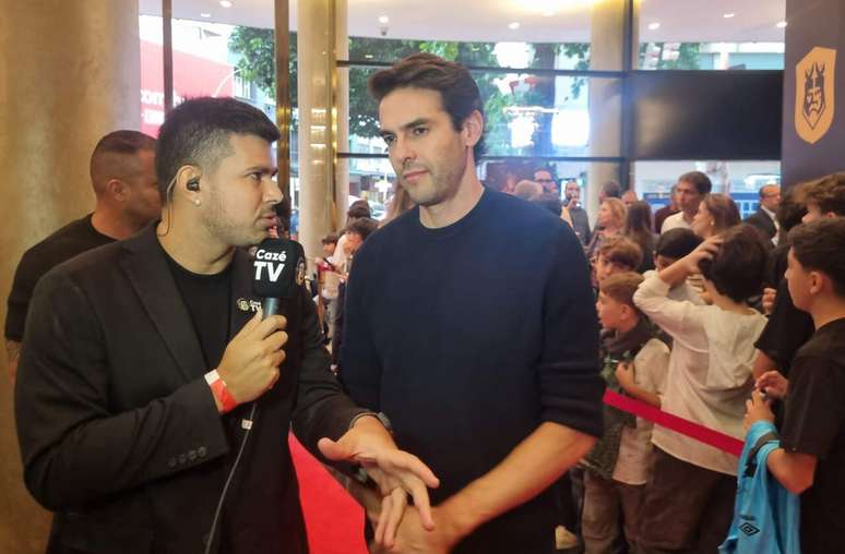 Kaká é o presidente da Kings League Brazil – Reprodução/Cazé TV