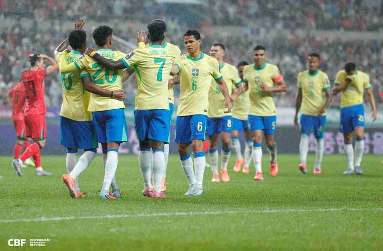 Brasil goleia e convence. FOTO: @rafaelribeirorio / CBF