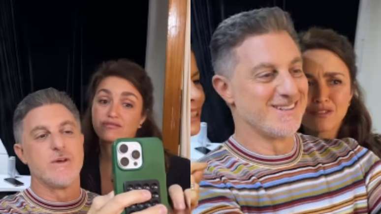 Luciano Huck e Manuela Dias, autora de Vale Tudo (Reprodução/Instagram)