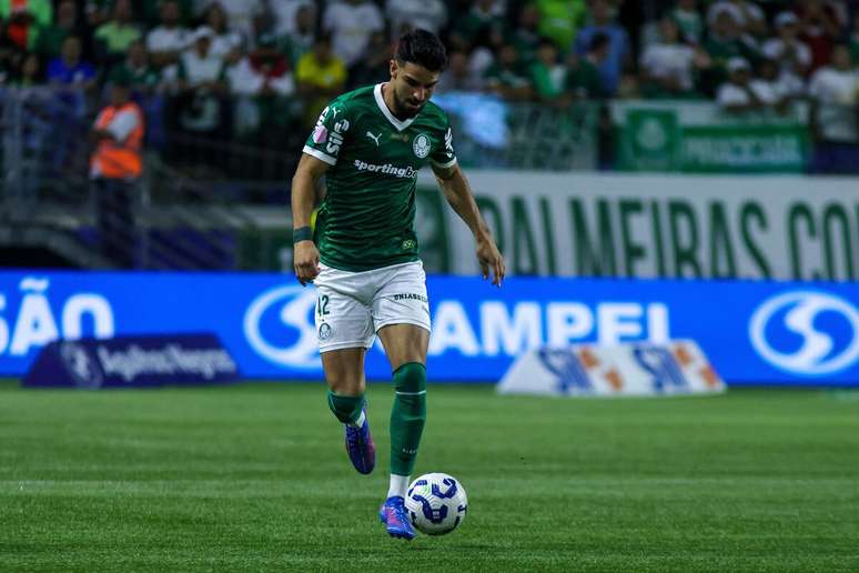 Flaco López (Palmeiras) durante jogo contra o Vasco da Gama, no dia 01.10.2025 