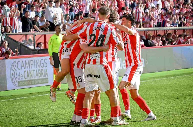 Sporting Gij&oacute;n saiu vencedor da partida neste domingo &ndash;