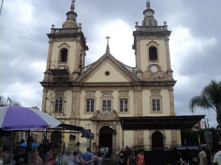 Antiga Igreja de Aparecida: dom Pedro teria visitado capela onde a santa estava exposta em 1822, em uma viagem entre o Rio de Janeiro e São Paulo que acabaria terminando com a declaração da Independência do Brasil
