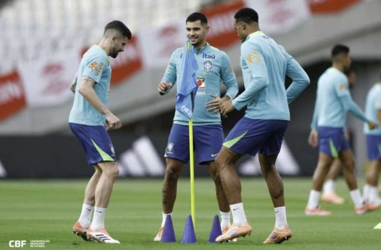 Foto Rafael Ribeiro/CBF - Legenda: Bruno Guimarães é um dos homens de confiança de Ancelotti