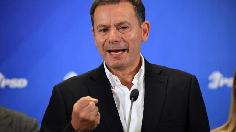 Primeiro-ministro de Portugal, Luís Montenegro, em Porto, em 12 de outubro de 2025.