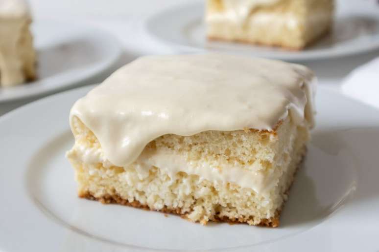 Bolo de leite em pó cremoso (Imagens: Daniella Sanches | Shutterstock)