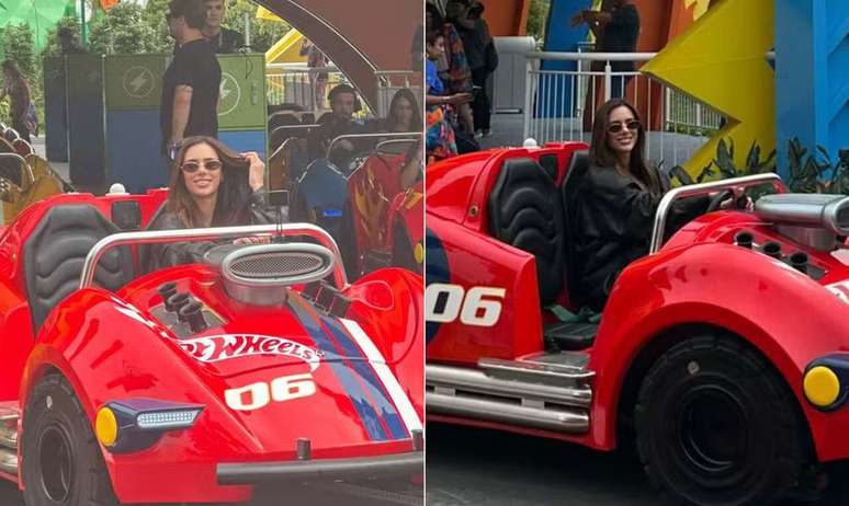 Bruna Biancardi marcou presen&ccedil;a em inaugura&ccedil;&atilde;o de brinquedo no Beto Carrero &ndash;