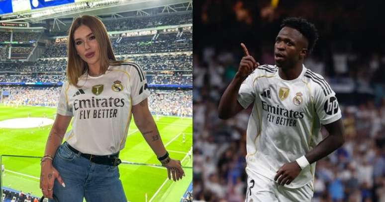 Modelo divulgou mensagens trocadas com Vini Jr. enquanto o atleta estava se envolvendo com Virginia Fonseca. Após o episódio, ele usou as redes sociais para pedir desculpas à influenciadora.