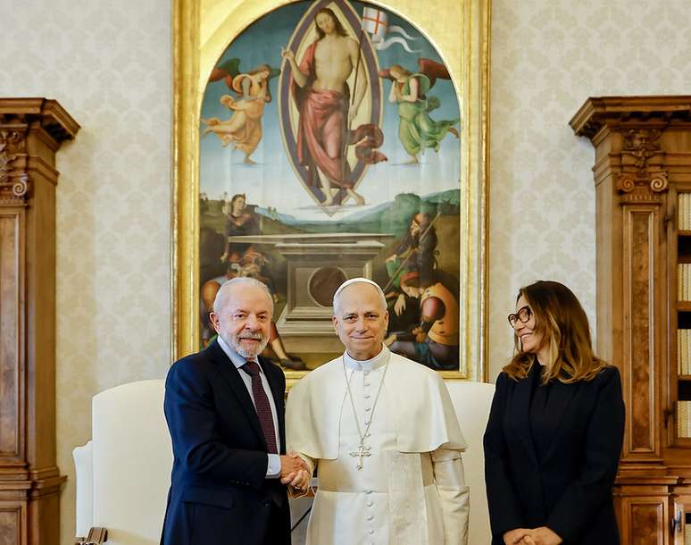 Lula se reúne com o papa Leão XIV, no Vaticano, nesta segunda-feira, 13 Lula se reúne com o papa Leão XIV, no Vaticano, nesta segunda-feira, 13