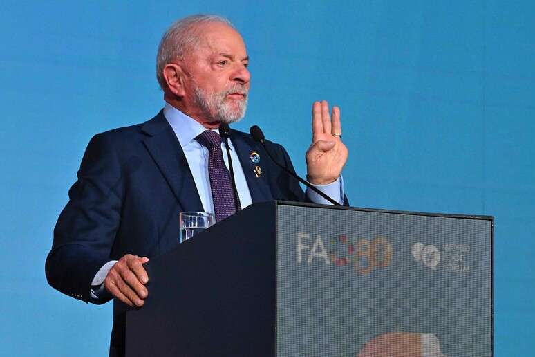 Lula participou de evento em Roma
