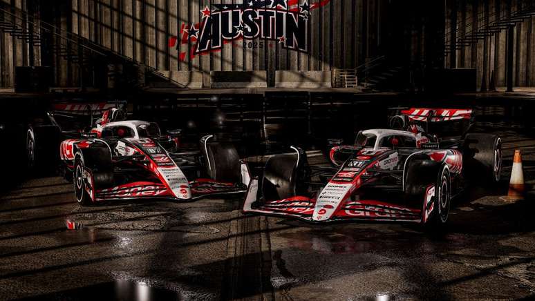 Detalhes especiais chamam aten&ccedil;&atilde;o da nova pintura da Haas