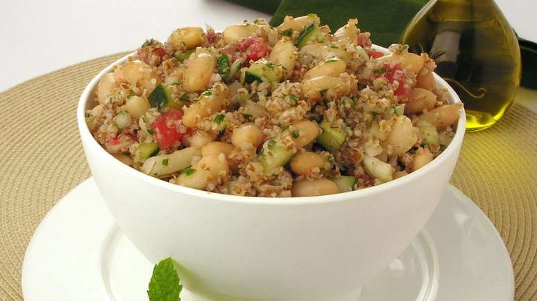 White bean tabbouleh: try the Arabic recipe