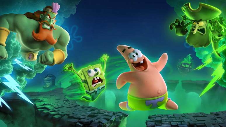 Bob Esponja: Titãs da Maré tem demo gratuita liberada no PC, PS5 e Xbox Series