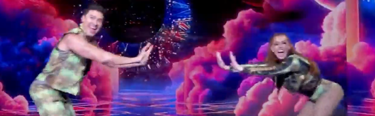 Faro em ação no Dança dos Famosos