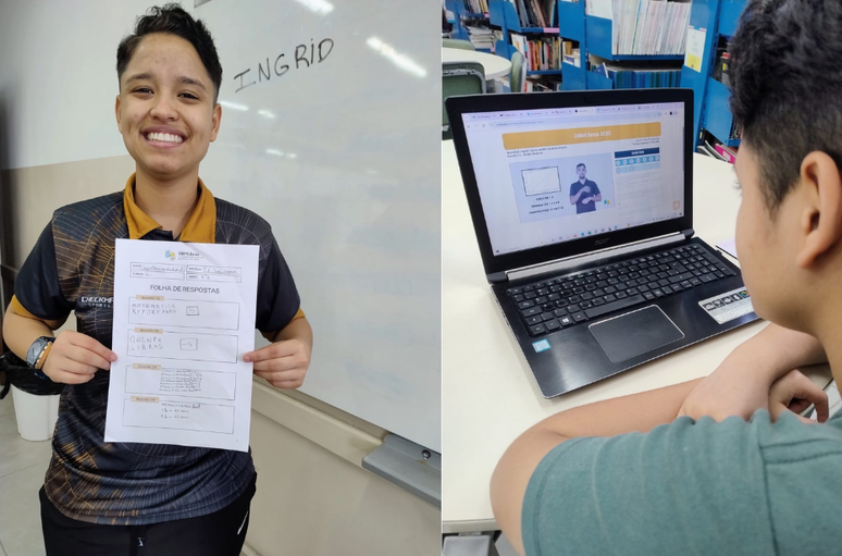 Ingrid Tayná Jardim de Brito Orbelli, de 19 anos, conquistou a medalha de prata na Olimpíada Brasileira de Matemática em Libras (OBM Libras), na categoria Ensino Médio