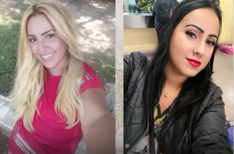 Irmãs Ana Paula (à esq.) e Roberta (à dir.) estão presas por suspeita dos crimes 