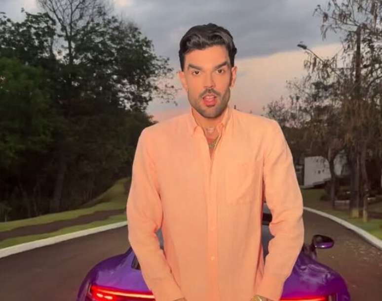 Luan Pereira deu entrada no hospital após fortes dores causadas por pedras nos rins