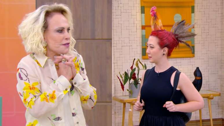 Ana Maria Braga e Ju Massaoka no Mais Você (Reprodução/TV Globo)