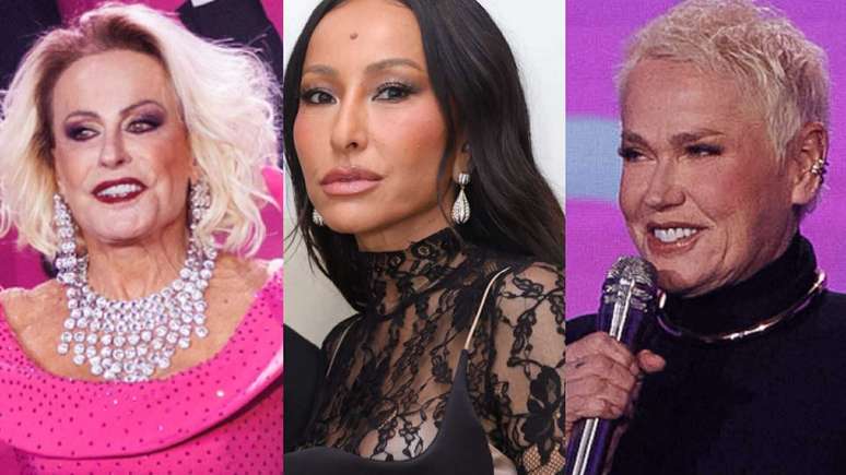 Ana Maria Braga, Sabrina Sato e Xuxa Meneghel no Upfront Globo