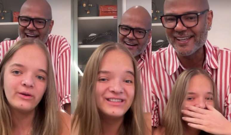 ‘It looks like he cut a bob’: Rafa Justus cuts his hair in an unexpected way and the beauty stylist makes Tici Pinheiro’s daughter laugh when he provides curious details ‘It looks like he cut a bob’: Rafa Justus cuts his hair in an unexpected way and the beauty stylist makes Tici Pinheiro’s daughter laugh when he provides curious details