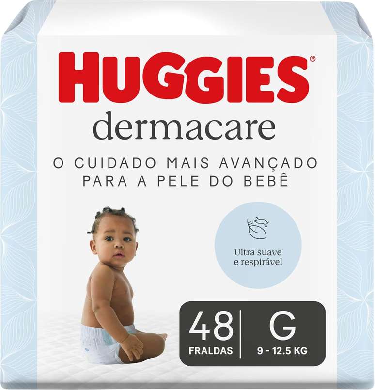 Fralda Huggies Premium Dermacare Tamanho G