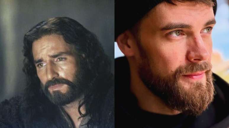 Jim Caviezel em 'A Paixão de Cristo' e o ator finlandês Jaakko Ohtonen