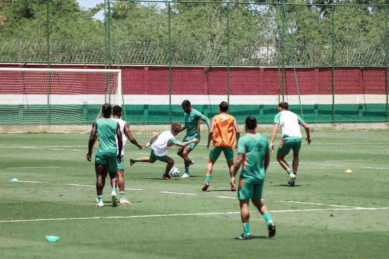 Treino do Fluminense nesta terça-feira no CT Carlos Castilho –