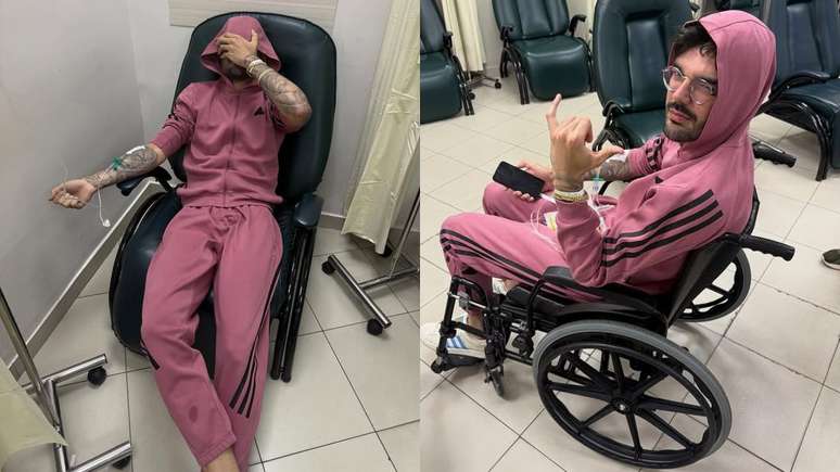 Luan Pereira desabafa de dor após receber diagnóstico