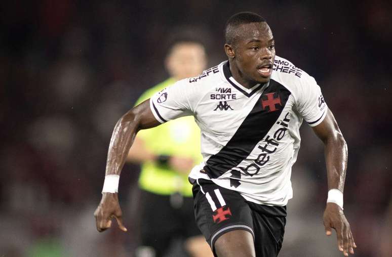 Andrés Gómez ainda não marcou pelo Vasco, no entanto, já deu três assistências para os seus companheiros. Fotos: Matheus Lima/Vasco.