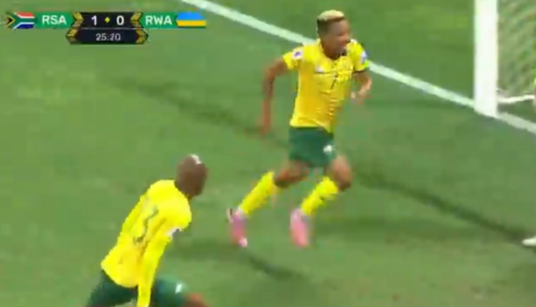 Gol que garantiu a África do Sul na Copa do Mundo