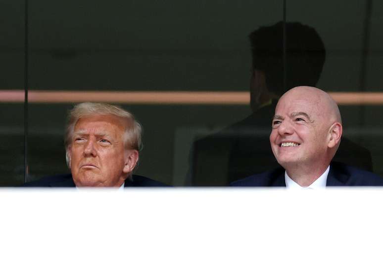 Donald Trump e Gianni Infantino mantêm boa relação –