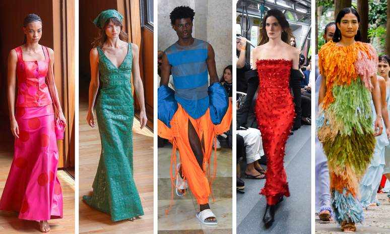 Cores fortes nos desfiles de Patricia Viera, João Pimenta, Gloria Coelho e Flavia Aranha (Fotos: Brazil News)