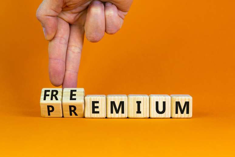 O modelo freemium combina vers&otilde;es gratuitas e pagas de um servi&ccedil;o, atraindo um grande n&uacute;mero de pessoas 
