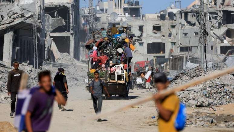 A Cidade de Gaza foi reduzida a destroços