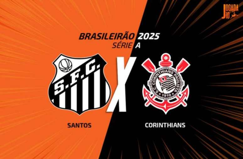 Santos x Corinthians, LIVE, with Voz do Esporte, at 8pm