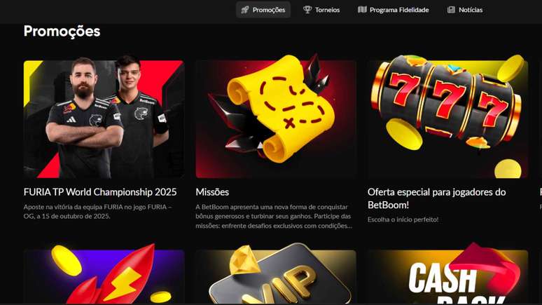 Casa oferece promoções e bônus regulares