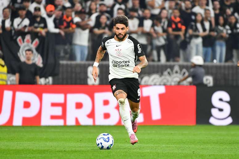 Yuri Alberto (Corinthians) durante jogo contra o Mirassol, no dia 04.10.2025