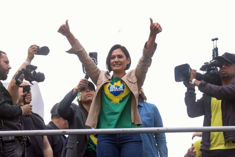 A ex-primeira-dama Michelle Bolsonaro