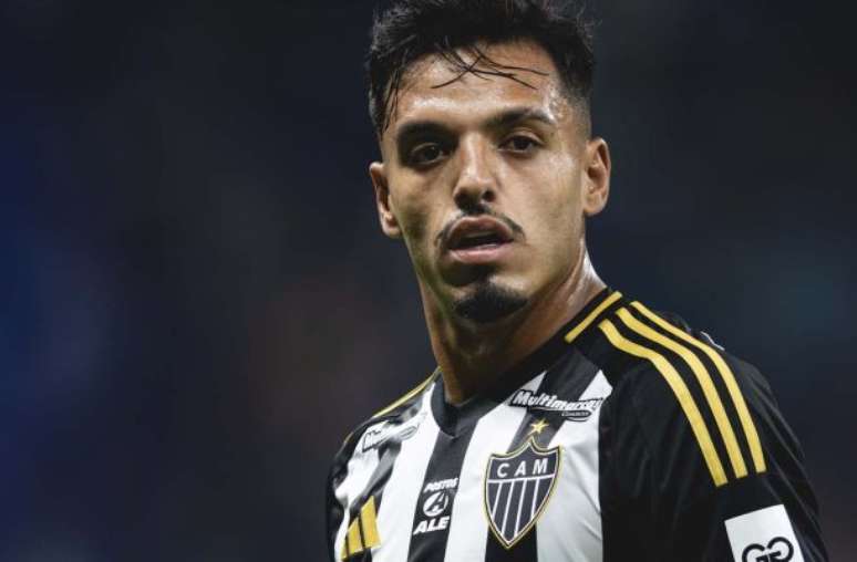 Pedro Souza / Atlético - Legenda: Gabriel Menino se desculpou com a torcida e com os colegas de time em coletiva após o empate com o Cruzeiro