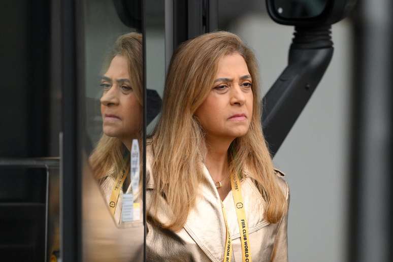 Leila Pereira, presidente do Palmeiras (Foto de David Ramos/Getty Images)