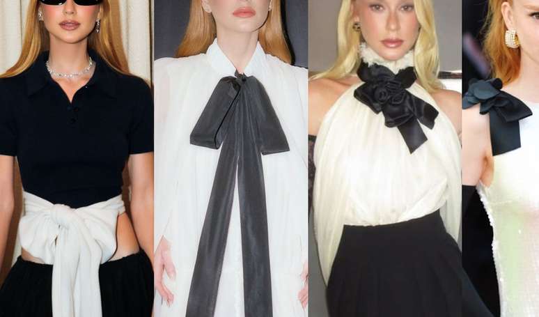 5 times Marina Ruy Barbosa proved that bows in B&W looks are chic and timeless 5 times Marina Ruy Barbosa proved that bows in B&W looks are chic and timeless