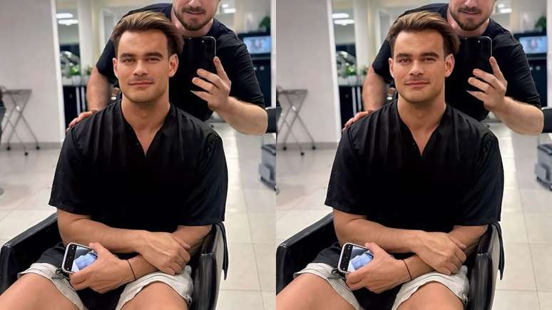 Carmo Dalla Vecchia surprises his followers by showing off a new look