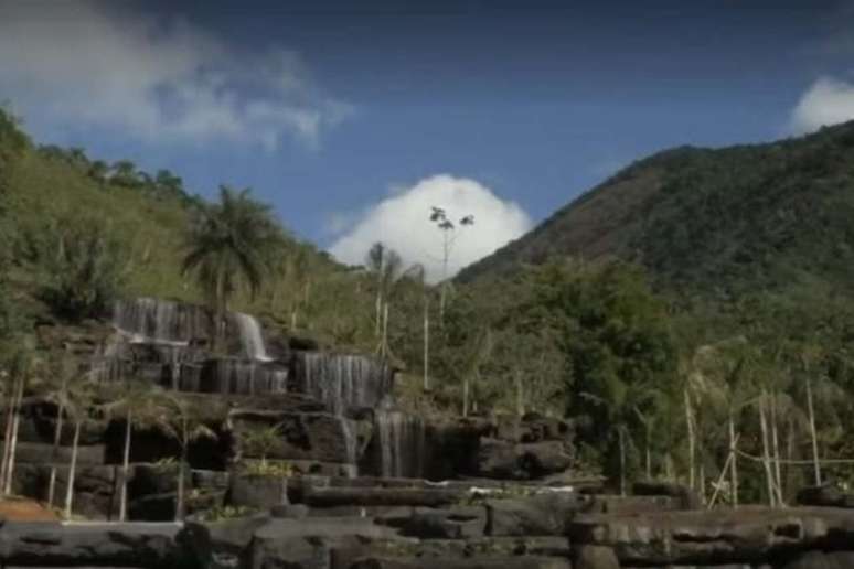 O local é chamado de Eco Resort Castelinho – Reprodução/TV Globo