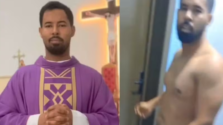 Família de noiva flagrada com padre em casa paroquial denuncia exposição nas redes / Reprodução: Instagram