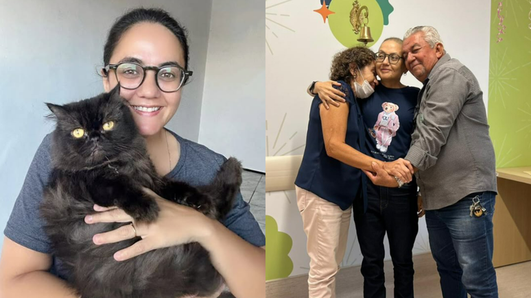 Jornalista celebra fim da quimioterapia após descobrir câncer com ajuda de gata