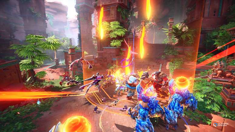 Os jogadores podem voar em Spellcasters Chronicles