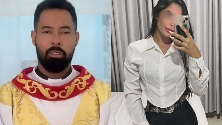 Jovem do vídeo de padre flagrado com noiva de fiel atua na igrejaAcólita é a mulher em vídeo de padre flagrado com noiva de fielFoto: Reprodução/X  O caso do padre flagrado com noiva de fiel em situação comprometedora dentro de uma casa paroquial segue gerando repercussão.  O episódio, que aconteceu em Nova Maringá, cidade localizada a 380 km de Cuiabá (MT), foi registrado em vídeo que viralizou nas redes sociais