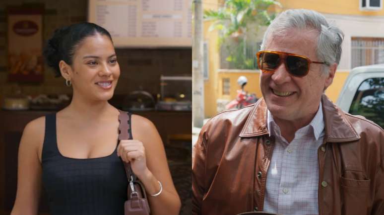 Fátima (Bella Campos) e Carvana (Leopoldo Pacheco) de Vale Tudo (Reprodução/TV Globo)